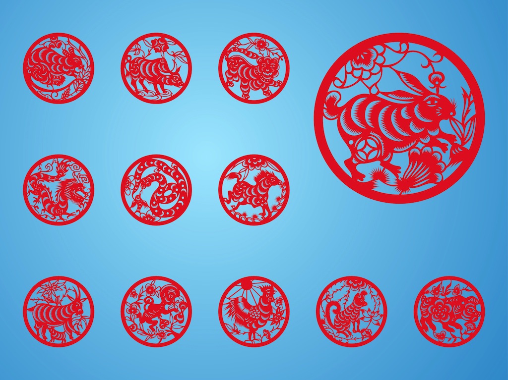 1024x767 Chinese Zodiac Vector Art Amp Graphics