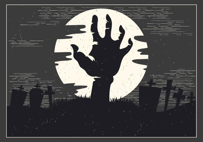 700x490 Halloween Zombie Hand Vector