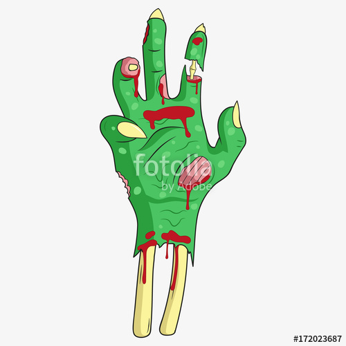 500x500 Zombie Hand. Vector. Stock Image And Royalty Free Vector Files On