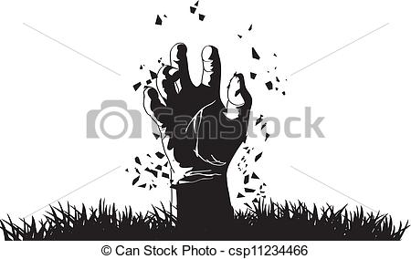 450x284 Collection Of Free Graves Clipart Zombie Hand. Download On Ubisafe