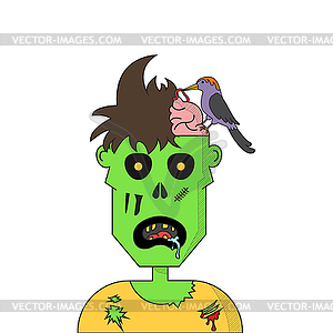 300x300 Cartoon Zombie Head