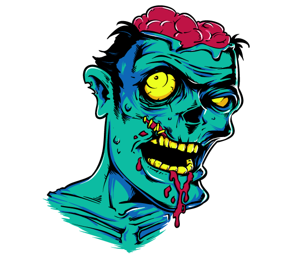 600x525 Free Zombie Vector Graphics 123freevectors