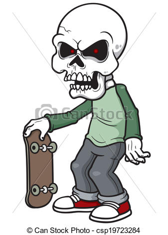 337x470 Vector Illustration Of Cartoon Zombie Vector