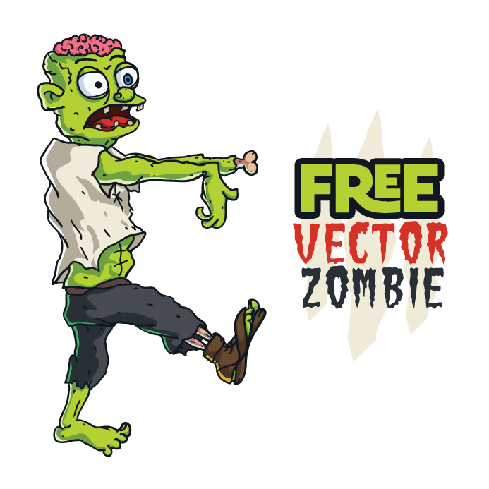 693x693 Free Vector Zombie By Pixaroma