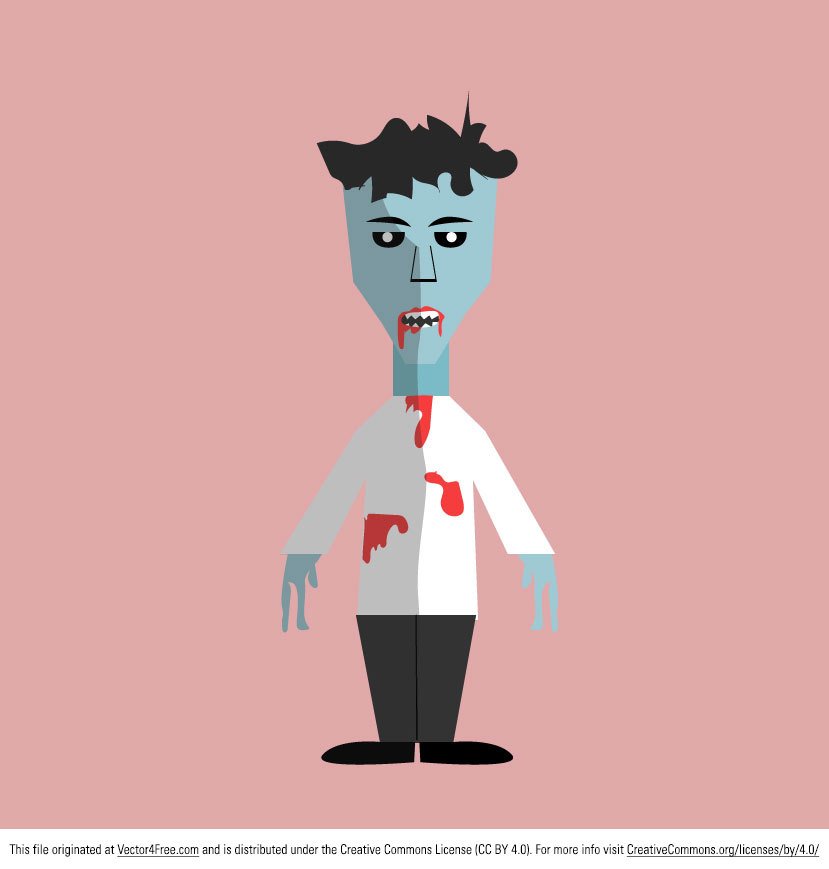 829x869 Free Zombie Vector Graphics