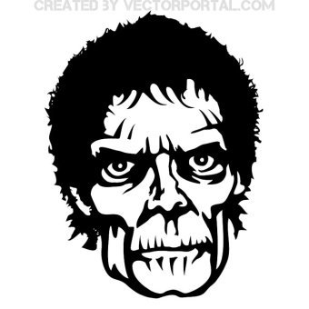 340x340 Vector Zombie Silhouettes 123freevectors