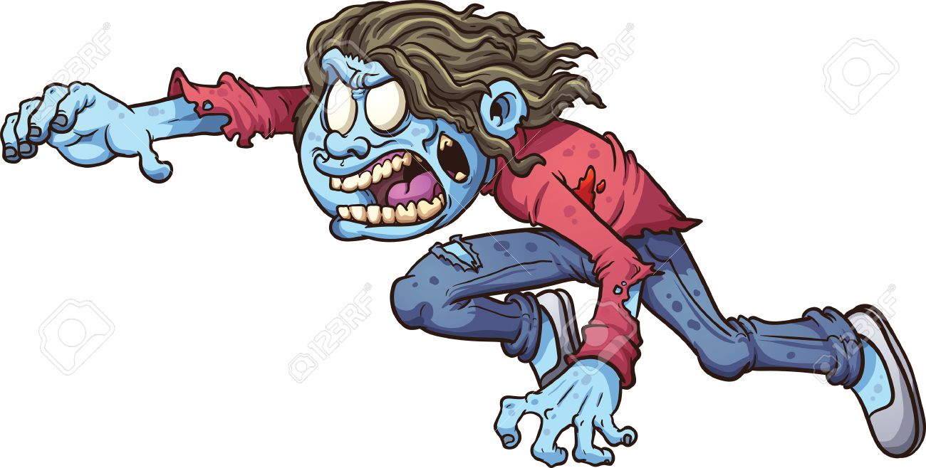 1300x658 Vector Clipart Zombie