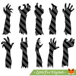260x260 Download Silhouette Zombie Vector Clipart Royalty Free Clip Art