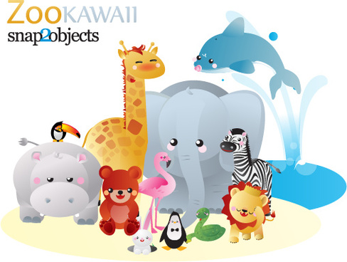 488x368 Free Vector Zoo Animals Free Vector Download (7,276 Free Vector