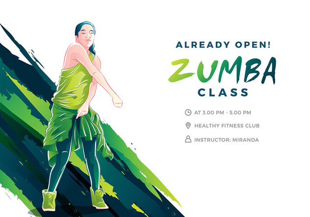 632x443 Zumba Illustration Cool Free Vector Free Vector Download 408875