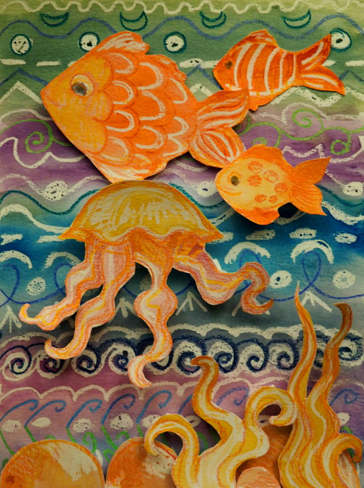 515x690 3d Watercolor Fish