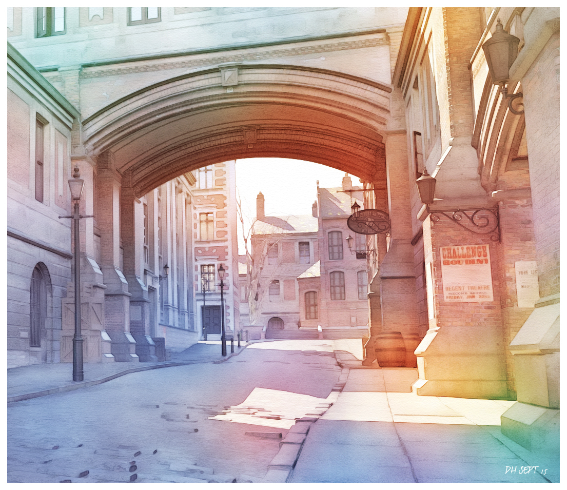 1105x955 Streets Of London 003 Watercolour Daz3d Gallery 3d Models And