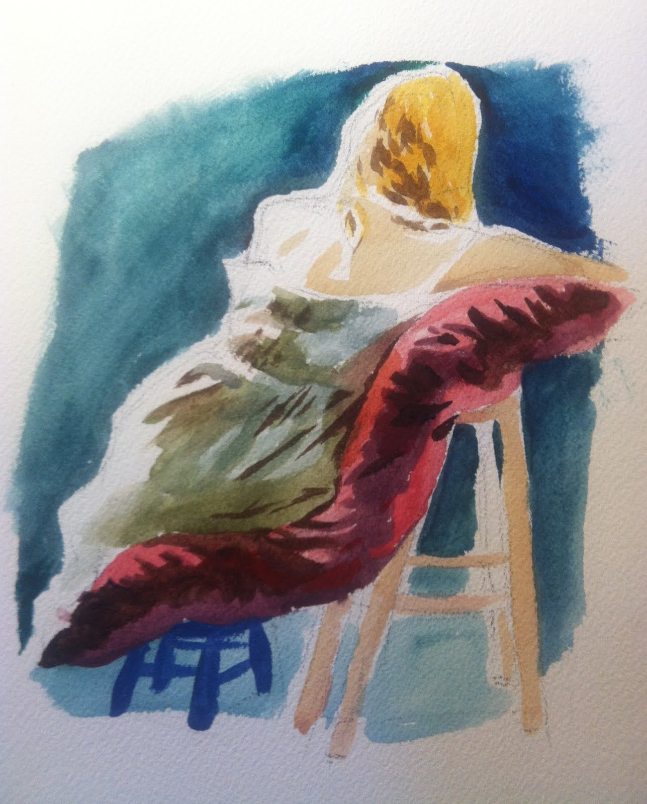 1287x1600 Watercolor 3d Painting.