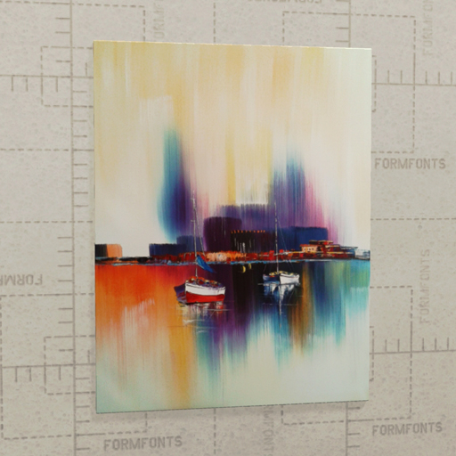 512x512 Generic Large Oil Painting 3d Model