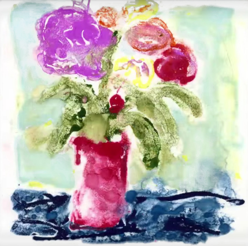 942x935 Step By Step Pics Monoprinting As A Watercolor Technique