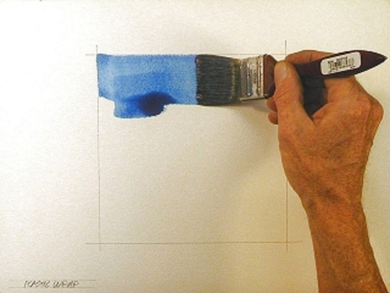 1280x960 Clever Watercolor Technique Using Plastic Wrap For Texture