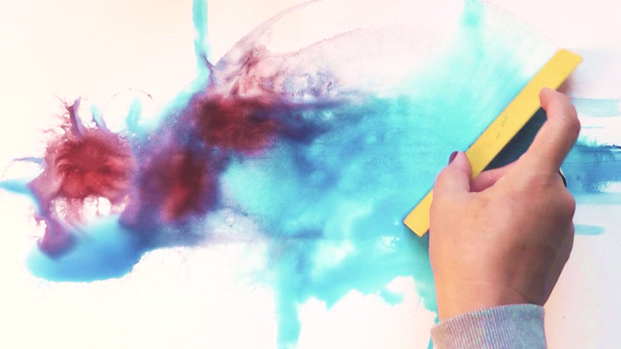 1280x720 Simple Abstract Watercolour