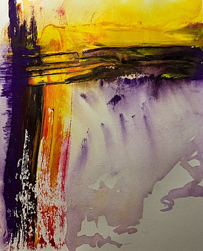 829x1024 Abstract Art Watercolor