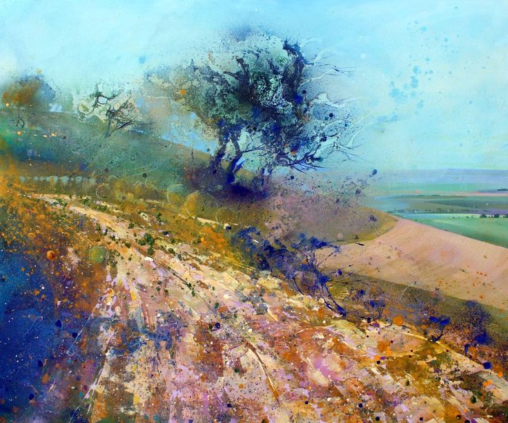 736x612 Perfect Abstract Watercolor Landscapes @rg26 Advancedmassagebysara