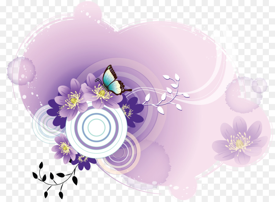 900x660 Butterfly Watercolor Painting Flower Desktop Wallpaper