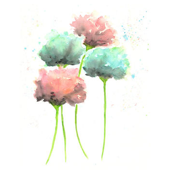 354x354 Best Abstract Watercolor Flower Paintings Products On Wanelo