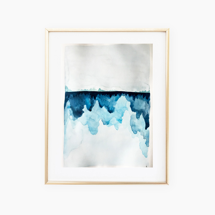 700x700 Grace Abstract Ocean Watercolor