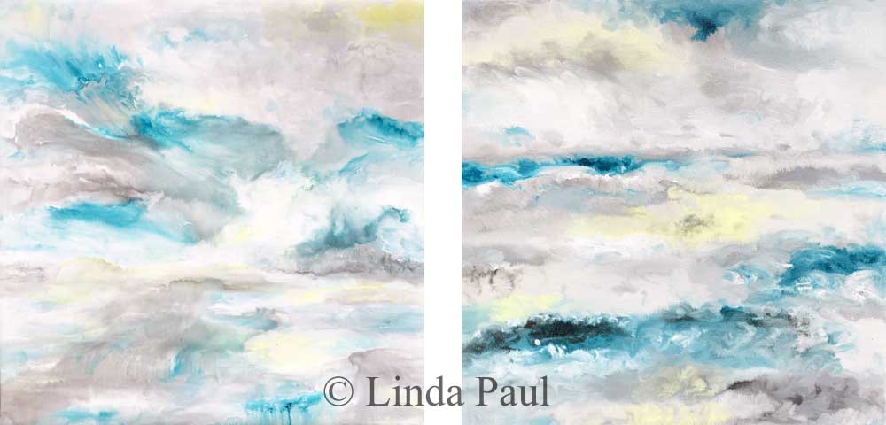 1000x480 Ocean Art Abstract Seascape Paintings