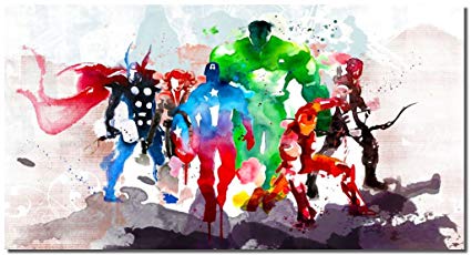 425x230 Picture Sensations Framed Canvas Art Print, Abstract