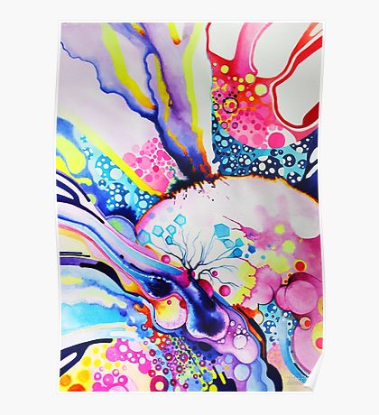420x460 Abstract Watercolor Art By Jeffjag Redbubble