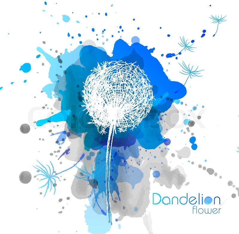 800x783 Abstract Watercolor Art Hand Paint Background With Flower