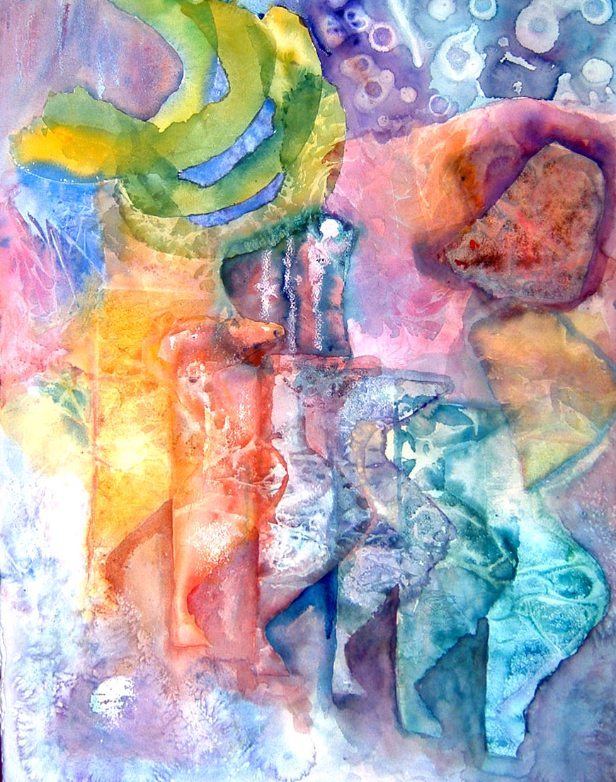 870x1104 Abstract Watercolor By Chibianne