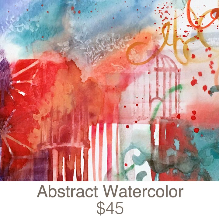 720x720 Abstract Watercolor