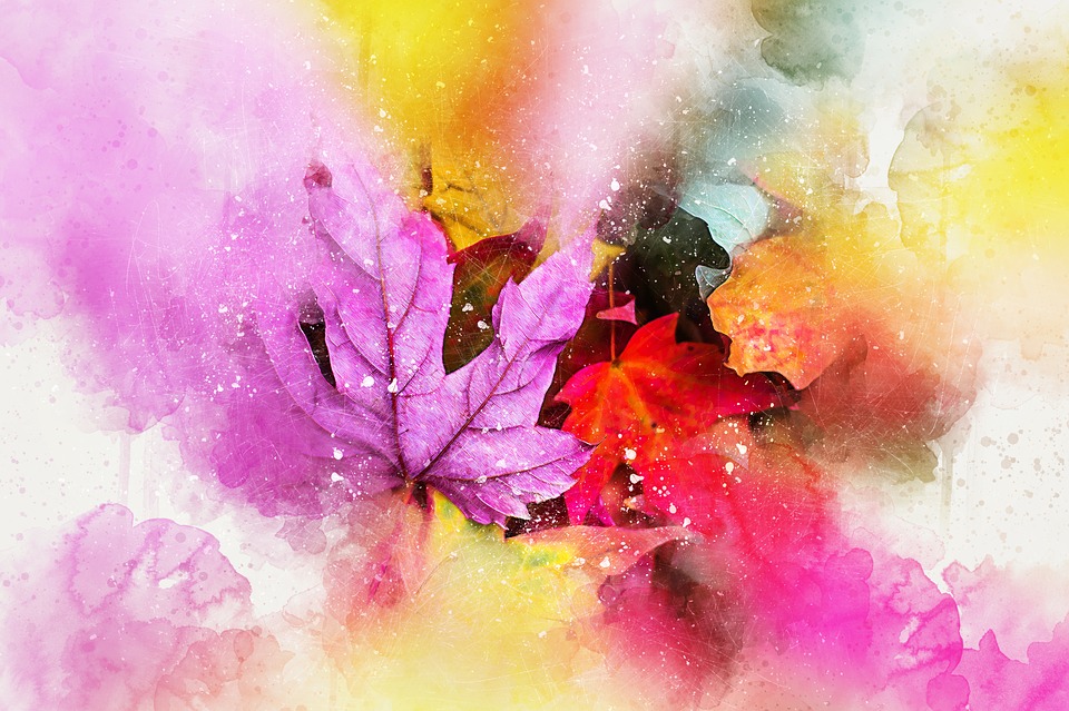 960x639 Free Photo Art Nature Watercolor Abstract Leaves Vintage