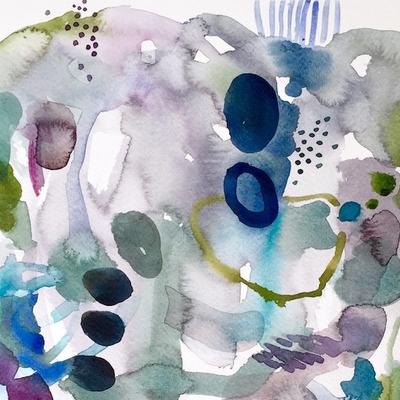 400x400 Abstract Watercolor Painting With Erin Mcintosh