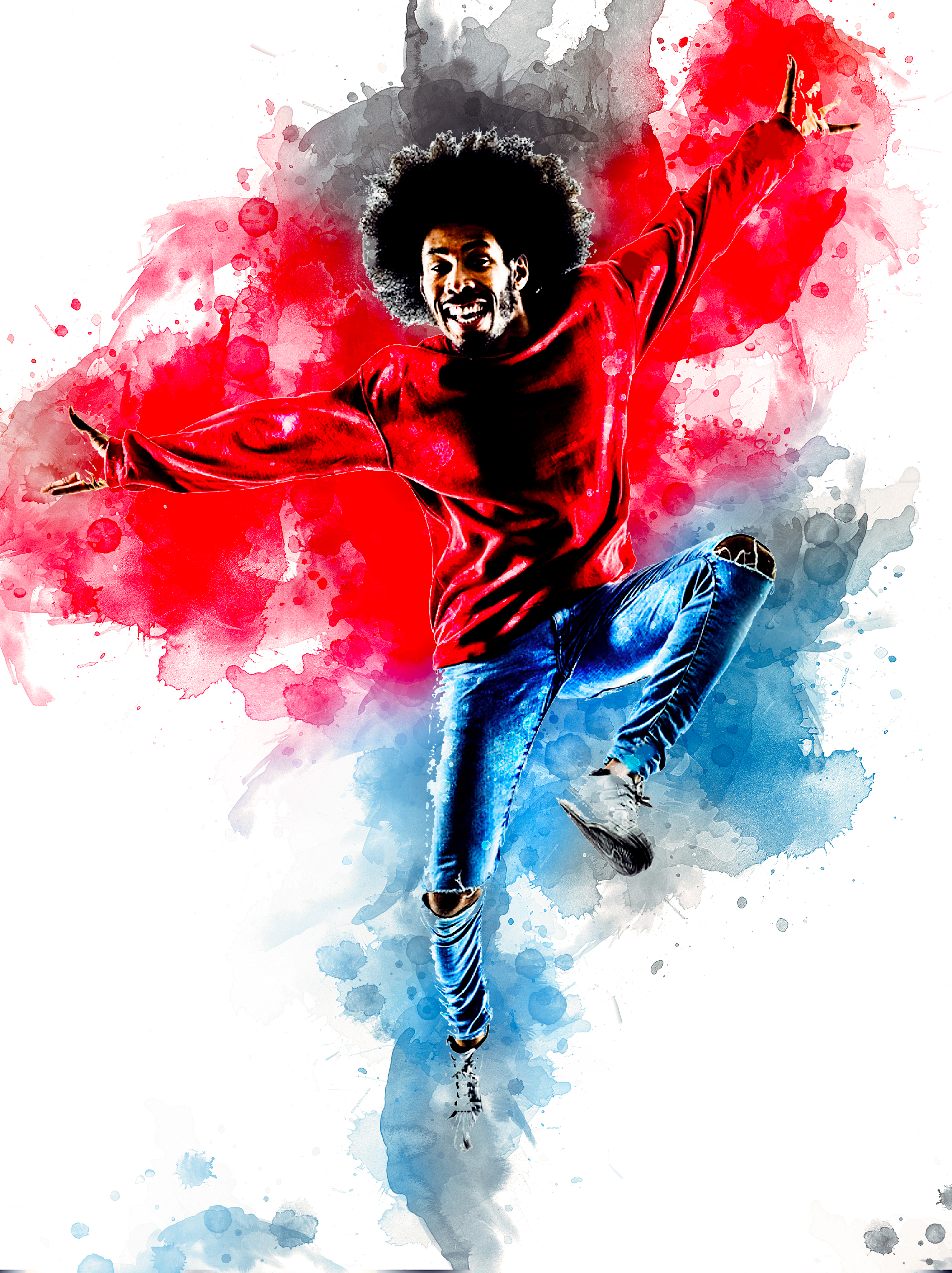 2236x2989 Abstract Watercolor Photoshop Action By Kgndesign Graphicriver