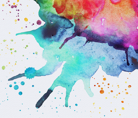 470x403 Abstract Watercolor Splash