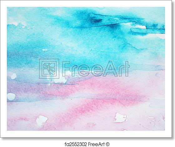 560x470 Free Art Print Of Abstract Watercolor Background On Paper Texture