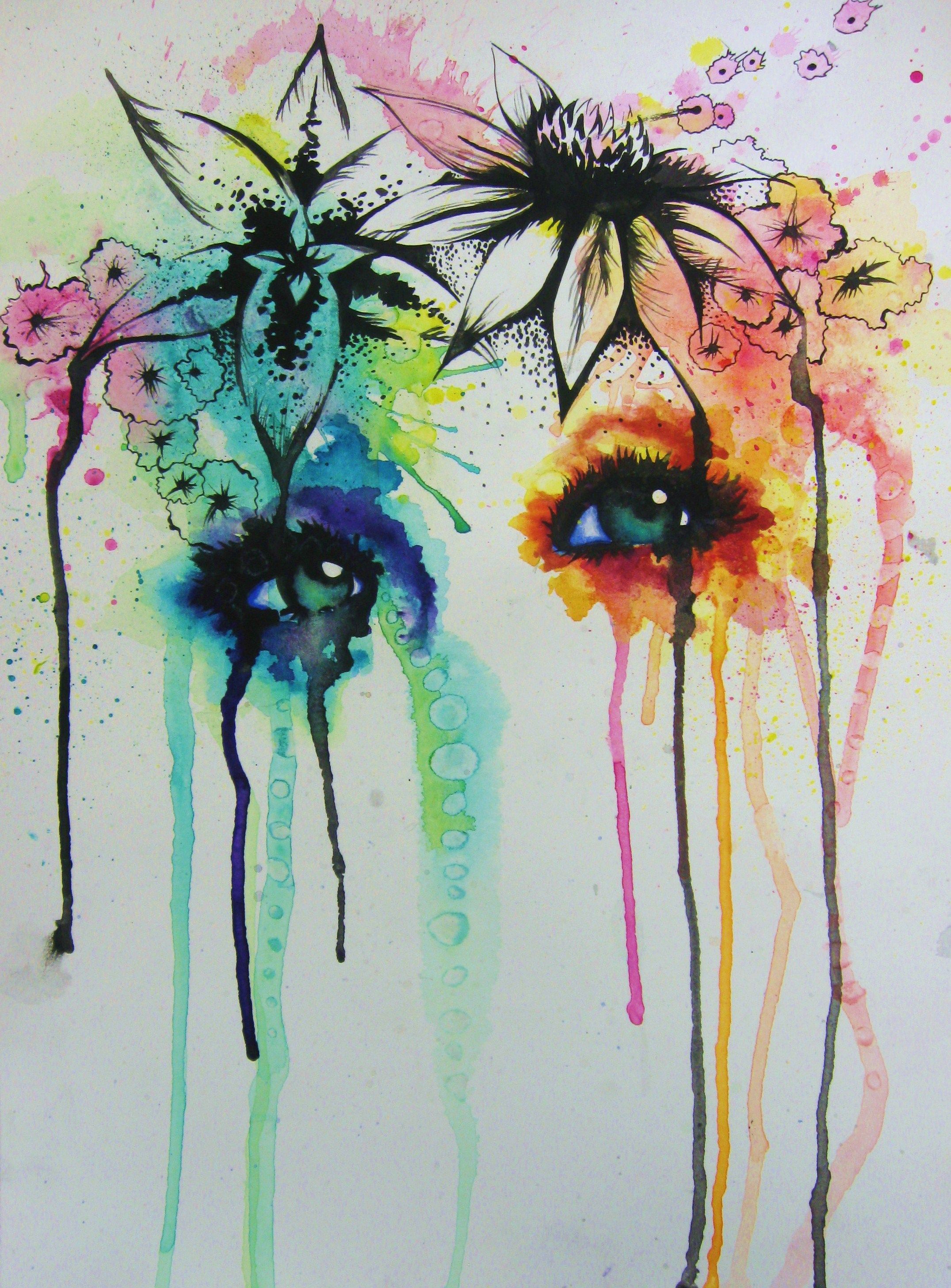 2151x2914 Spring Abstract Watercolor Face Art By Me Abstract