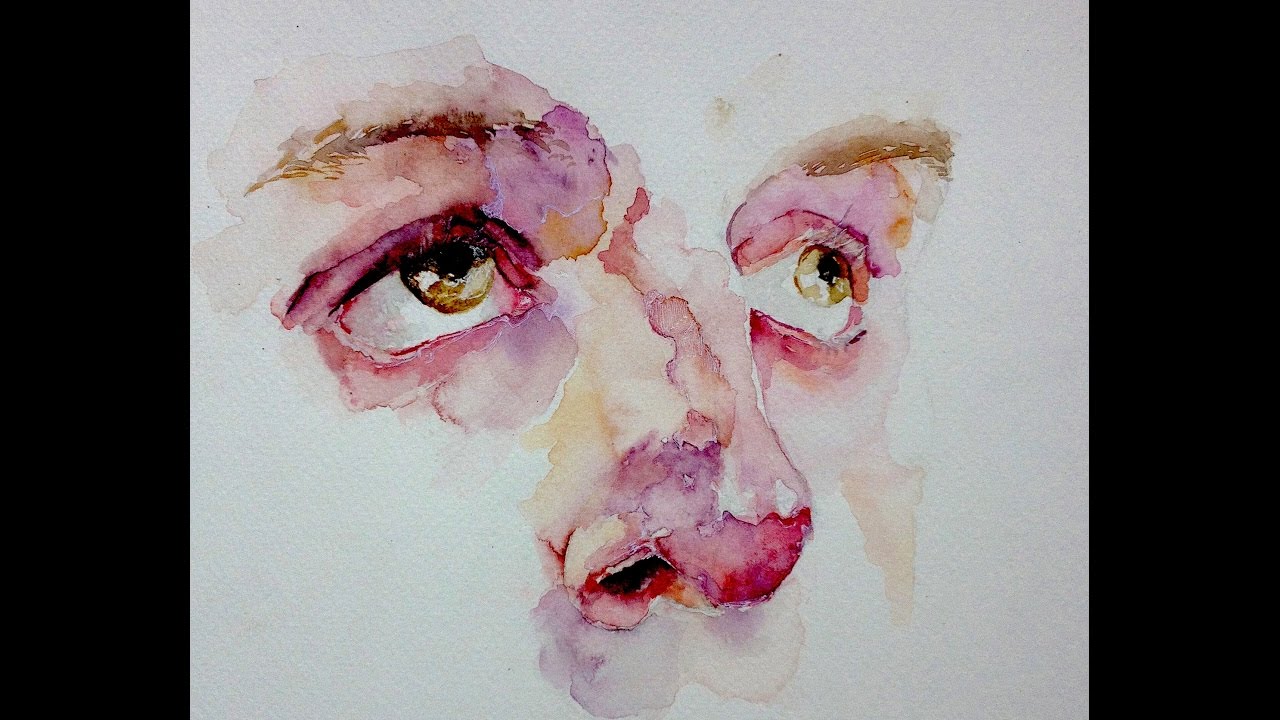 1280x720 Abstract Watercolor Portrait!