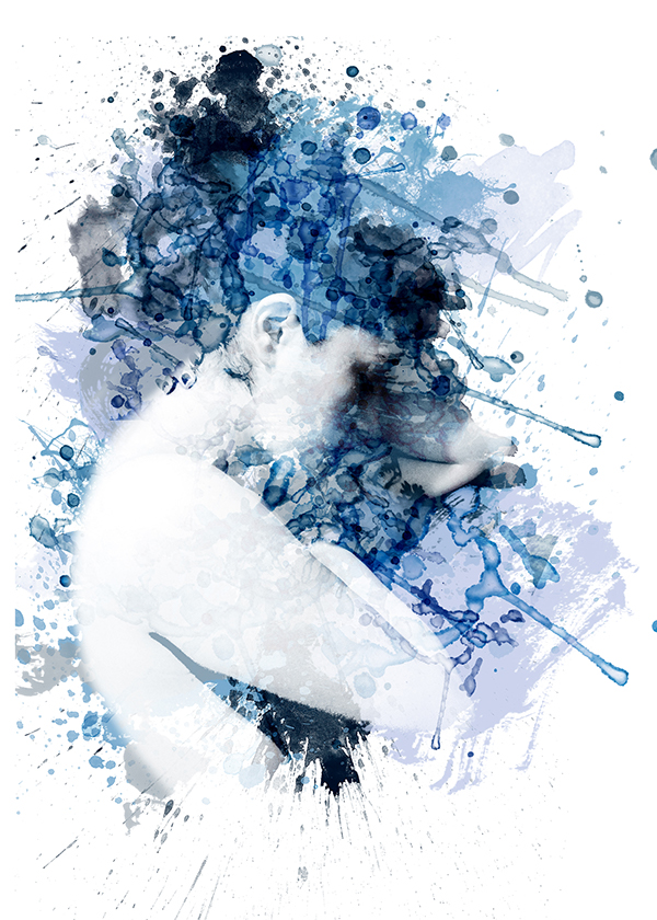 600x840 Abstract Watercolor Portraits On Behance