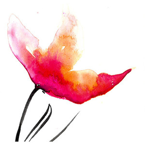 300x300 Abstract Watercolor Paintings Of Flowers Part 2 Weneedfun