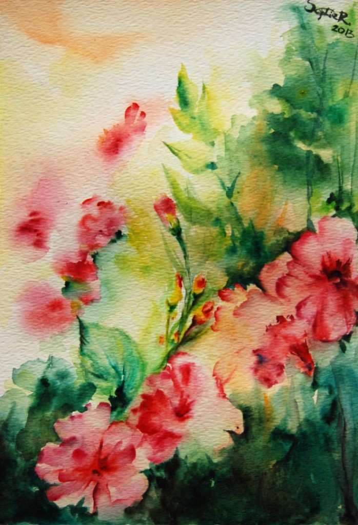 698x1024 Abstract Flower Painting Luxury Abstract Watercolor Paintings