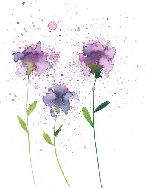 500x647 Abstract Watercolor Flowers Abstract Watercolor Flowers On Scrble.co