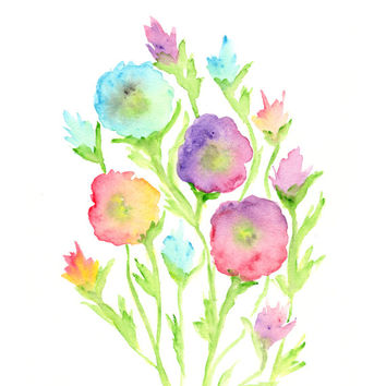 354x354 Best Abstract Watercolor Flower Paintings Products On Wanelo
