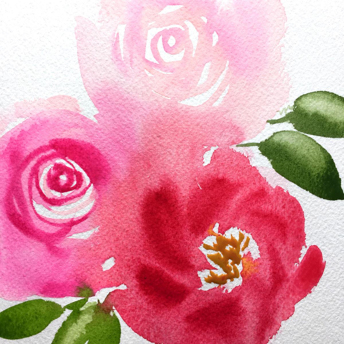 1200x1200 How To Paint Abstract Watercolor Flowers Custom Watercolor