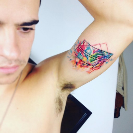 510x510 Abstract Watercolor Tattoo Best Tattoo Ideas Gallery