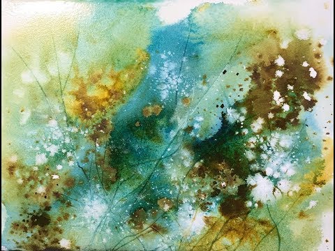480x360 Abstract Watercolor Landscape