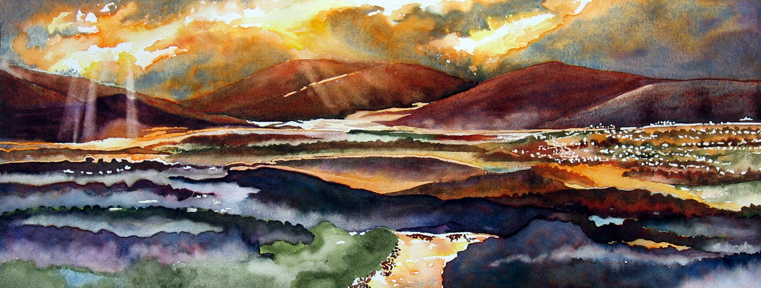 1500x568 Fun With A Watercolor Landscape Leslie White