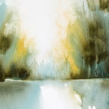 354x354 Landscape Abstract Watercolor