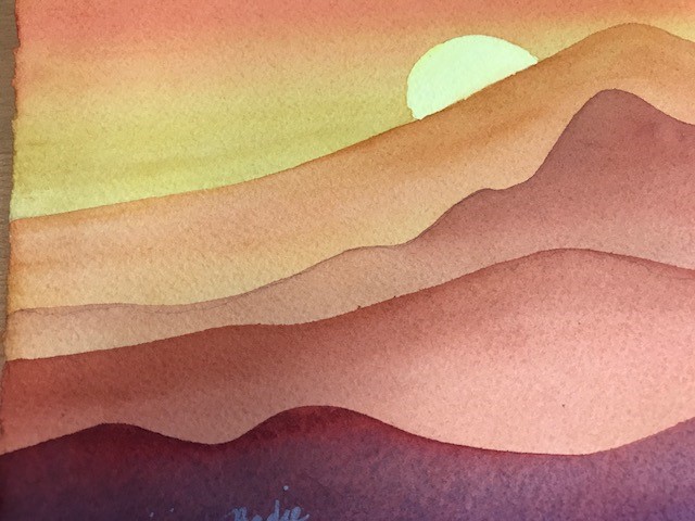 640x480 Abstract Landscape In Watercolor (One Day Workshop) Visarts